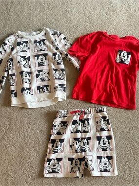 Disney Mickey mouse outfit set size 5